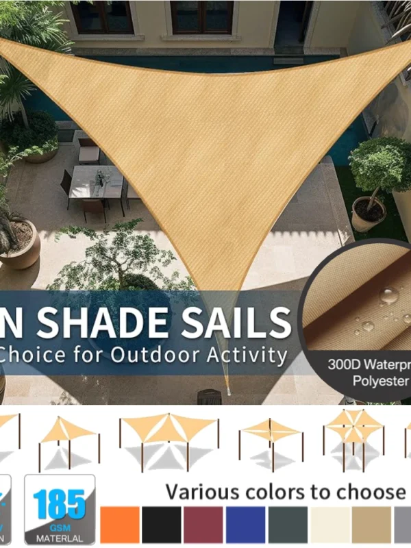 Triangle Shade Sails Waterproof Sun Shelter