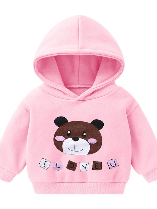 سترة بقلنسوة للأولاد والبنات وملابس أطفال من الكشمير بأكمام طويلة تناسب جميع المناسبات