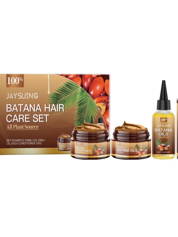 Batana Healthy Hair Soft And Bright Hair Care Set Box