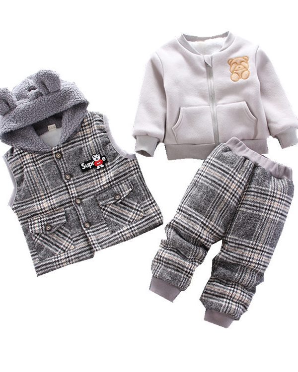 Winter Korean baby boy suit
