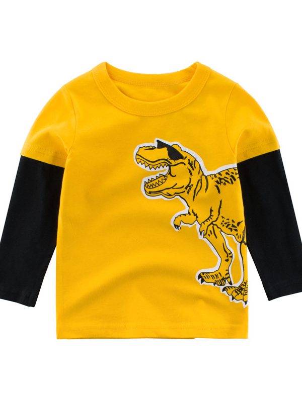 قميصان طويلان الأكمام مزيفان للأطفال