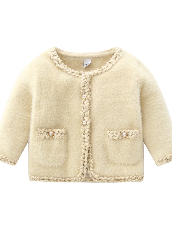 كارديغان صغير برائحة عطرة وأكمام طويلة