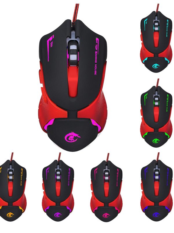 HXSJ A903 6-Key Optical Gaming Mouse 3200 DPI