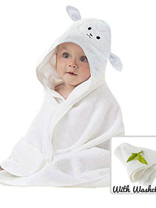 Bamboo Fiber Baby Cartoon Holding Blanket