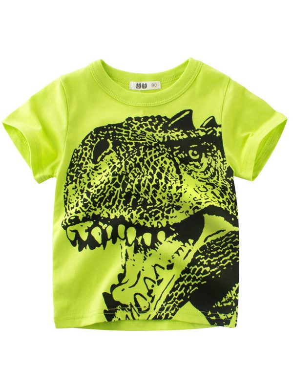 قميص صيفي قصير الأكمام للأولاد