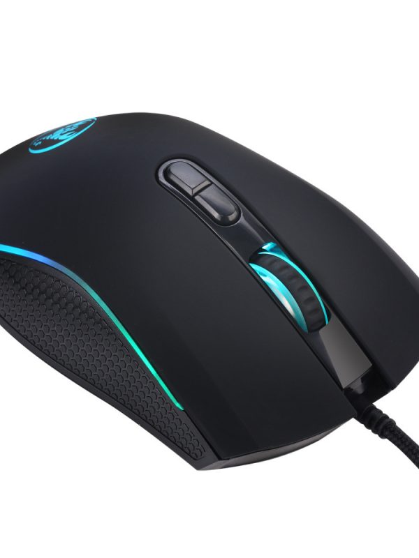 Gaming wired mouse dpi four-speed adjustable up to 3200dpi