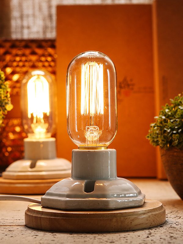 Retro ceramic night light