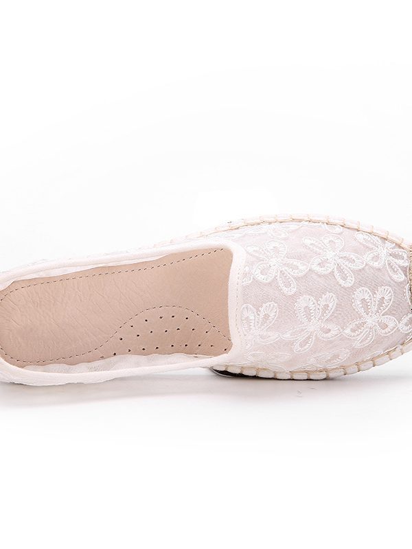 Thin Pumps Linen Fisherman Shoes For Women