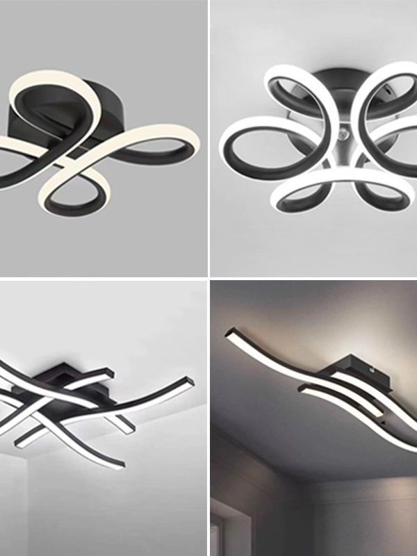 Modern Minimalist LED Ceiling Light Living Room Bedroom Creative Light