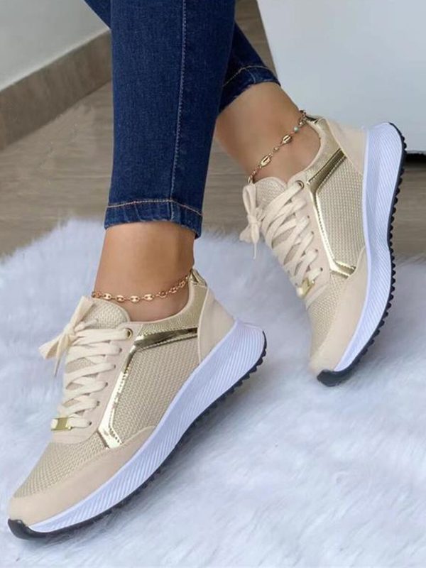 Women Sneakers Lace-up Sports Shoes