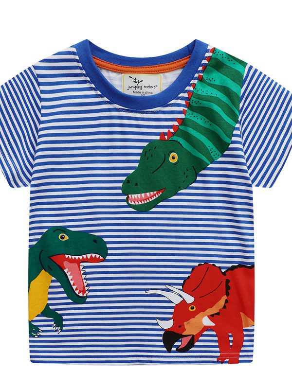 Children's Dinosaur T-shirt Boys Short Sleeve Sleeve Cartoon Kids