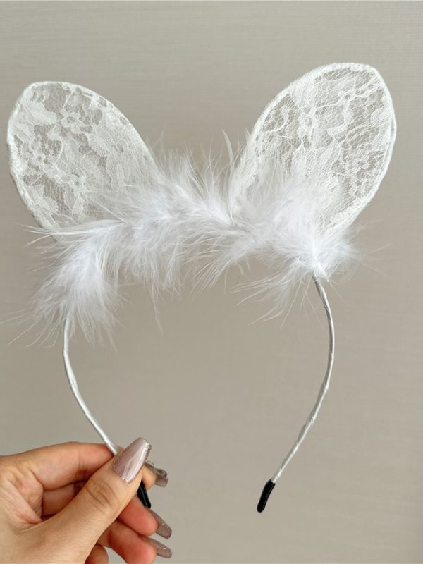 Ladies' Temperament Lace High-end Cat Ear Hair Accessory