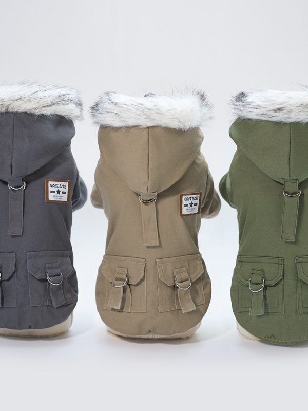 Pet clothes military coat