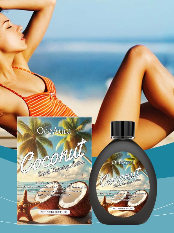 Bronze Skin Black Lotion Beach