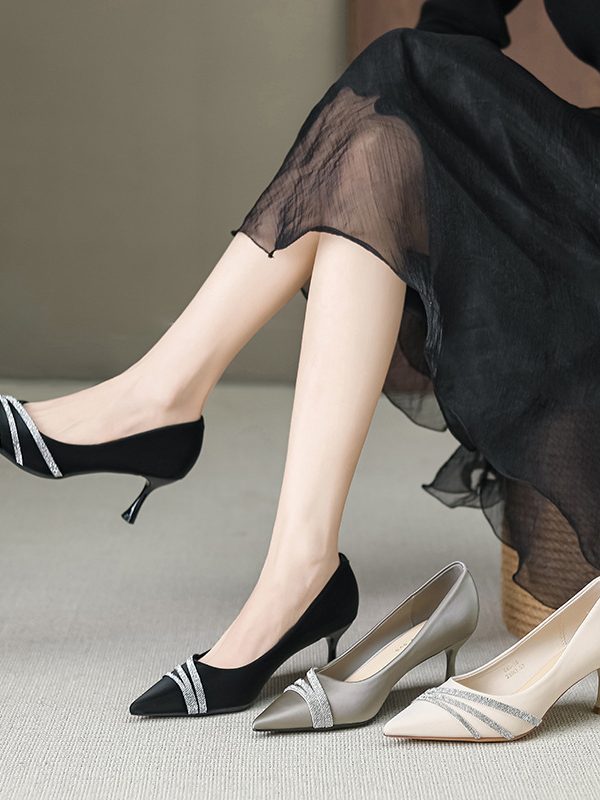 Pointed Stiletto Heel Classy Shoes Women