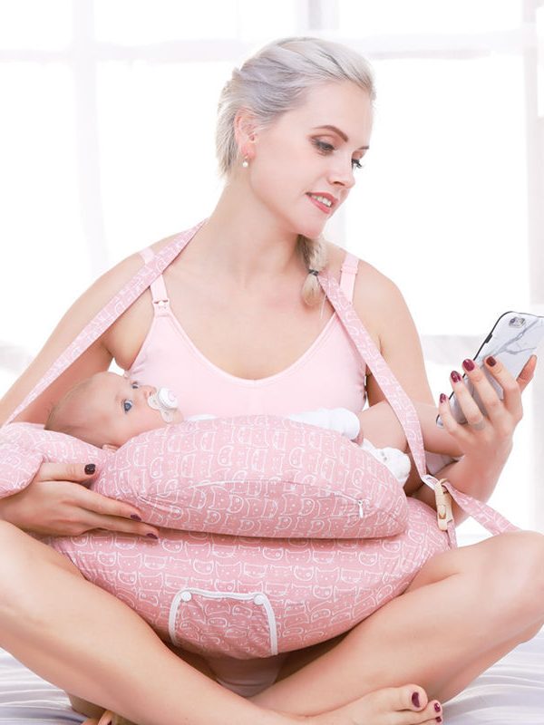 Nursing Pillows Baby Maternity Breastfeeding Multifunction Adjustable Cushion Infant Newborn Feeding Layered Washable Cover