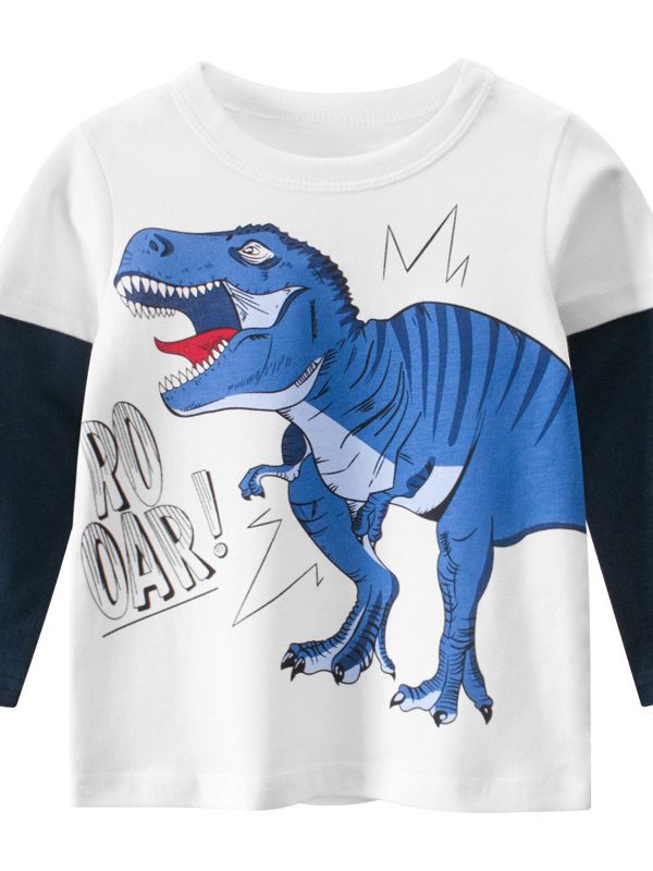 Baby Clothes Boy Cottoming Shirt Children Long Sleeve T-shirt
