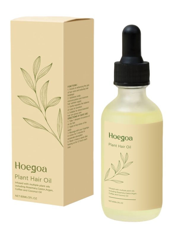 Hair Oil Plant Ingredients Gentle Care