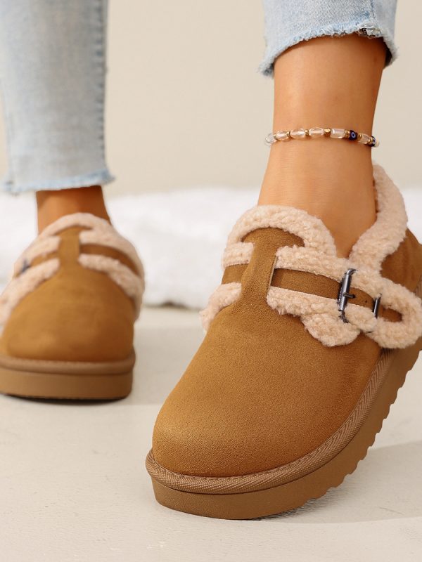 Season New Retro Platform Cotton Shoes For Women