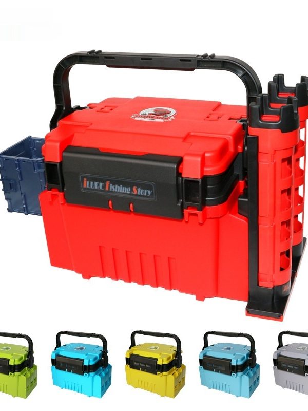 Portable Double-layer Large Bait Box Can Sit Fishing Box