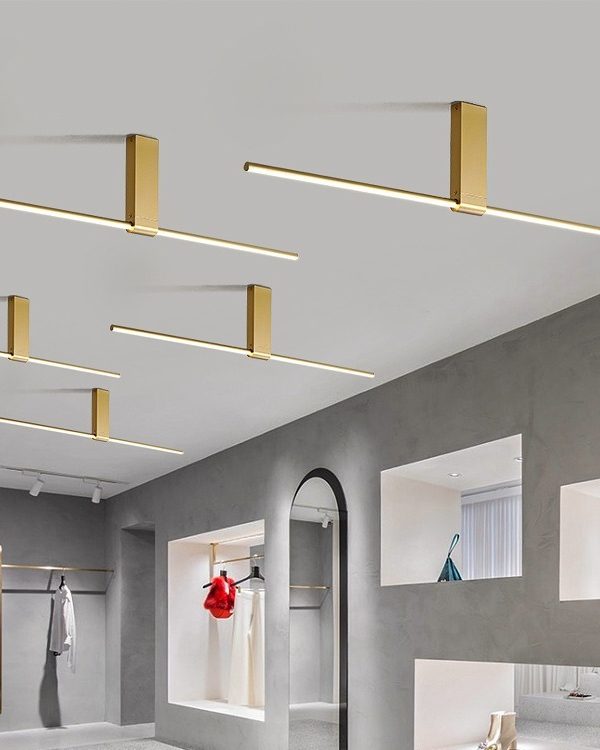 Led Ceiling Light Creative Minimalist One-word Strip Light