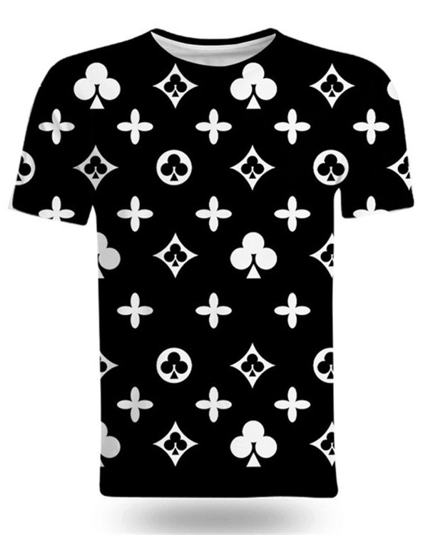 Summer 3d Printing Casual Men's T Shirt