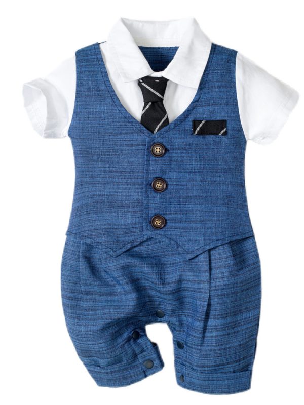 Summer Baby Cotton Crawling Clothes