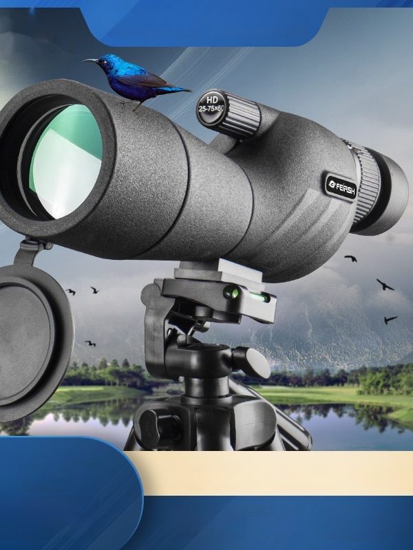 25-75x60 Zoom Monocular Telescope HD High Power Large Diameter Spotting Scope