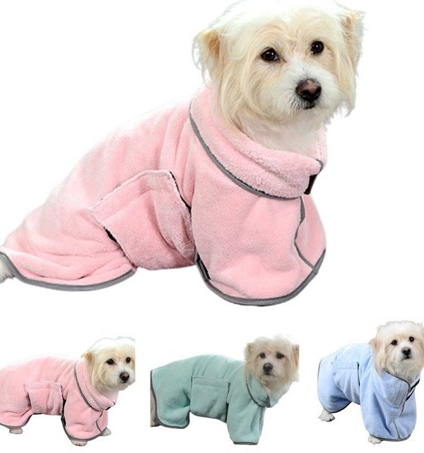 Quick-drying Pet Absorbent Towel Dog Bathrobe Pet Dog Bath Towel For Dogs Cats Microfiber Absorbent Pet Drying Towel Pet Supplies Pet Products