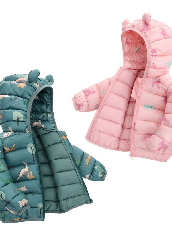 Winter Baby Cotton Coat Thickened Baby Quilt Coat Children's Clothing