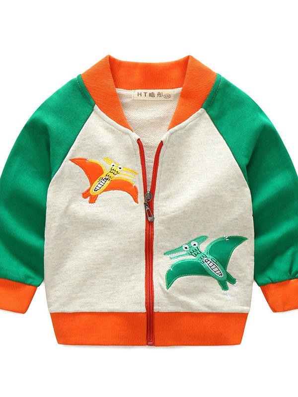 ملابس أطفال أوروبية وأمريكية معطف أطفال برسومات كرتونية