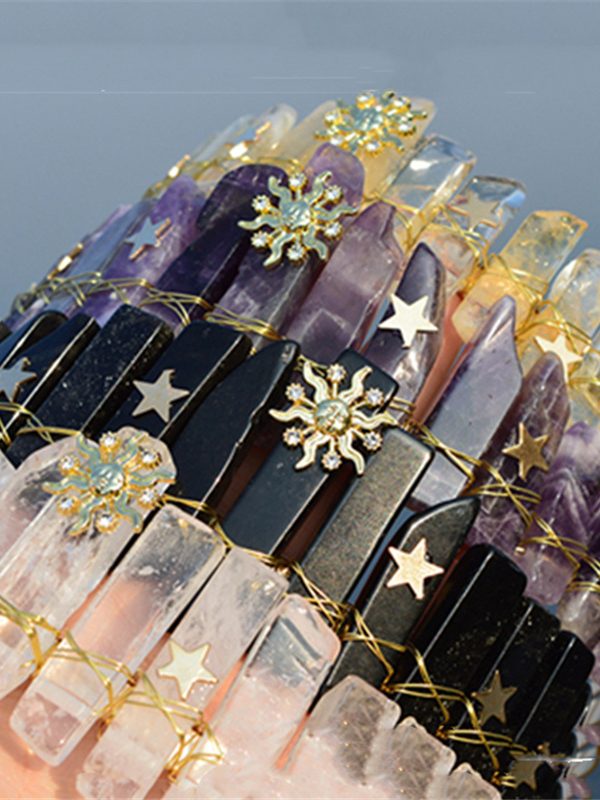 Natural Crystal Crown Hair Band