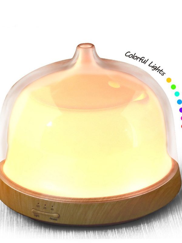Bedside lamp for air humidifier