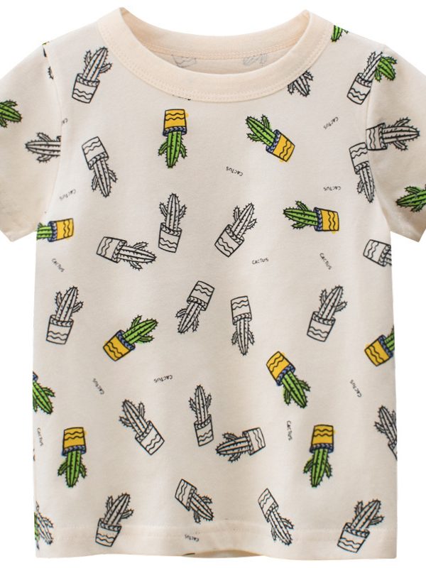 Summer New Boys Short Sleeve T-Shirt Children's Clothing
