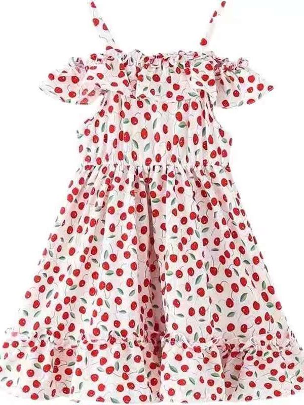 فستان أميرة عصري صيفي للفتيات الصغيرات بمقاسات متوسطة وكبيرة