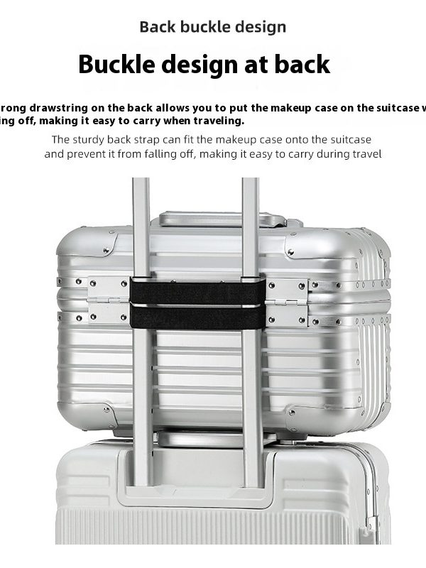 Suitcase Full Aluminum Alloy Password Lock Suitcase