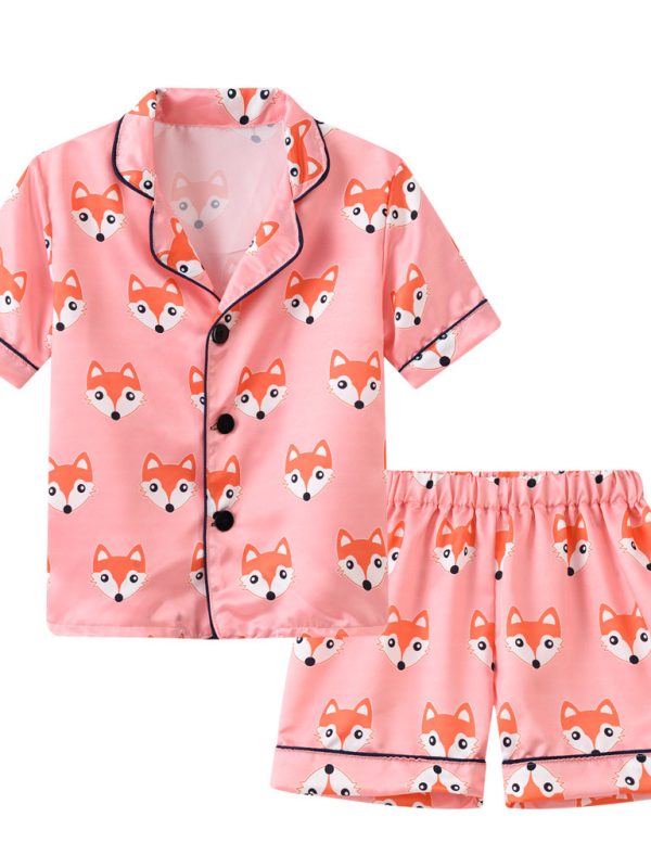 طقم شورت بيجامة للأطفال