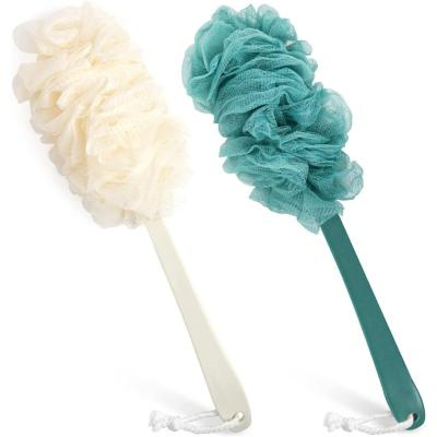 Fashion New Long Handle Hanging Soft Mesh Back Body Bath Shower Scrubber Brush Sponge For Bathroom Shower Brush New Arrival