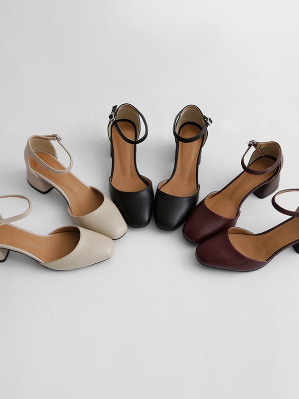 Mary Jane shoes thick heel sandals Baotou Roman shoes women