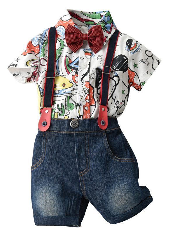 Cartoon trouser suits