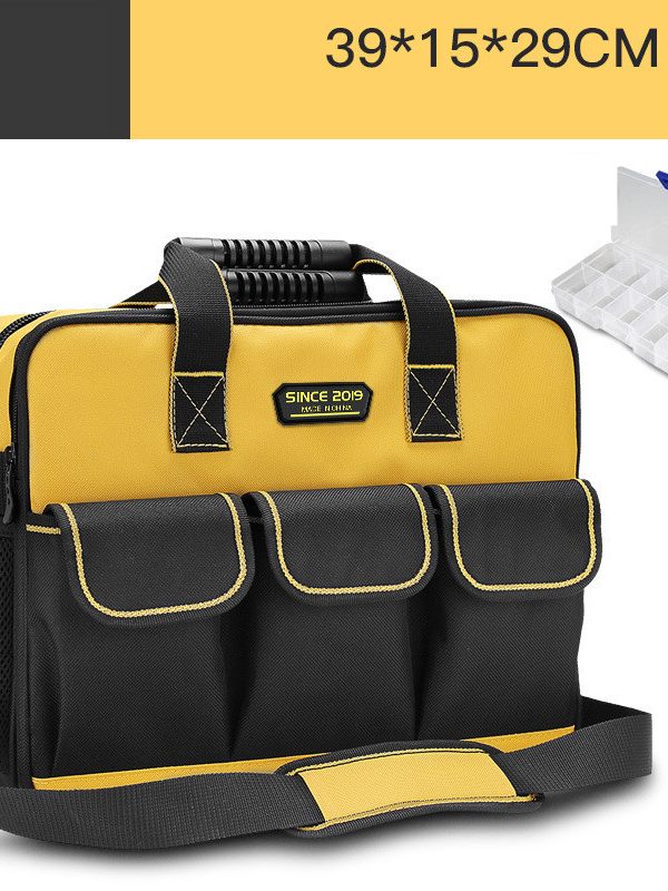 Hand-held Tool Multifunctional Canvas Thick Wear-resistant Tool Bag