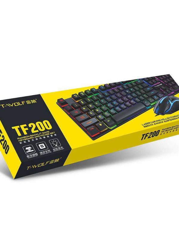 Suspended Gaming Manipulator Feel Computer USB Keyboard And Mouse