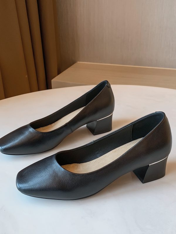 Women Thick Heel High Heeled Shoes