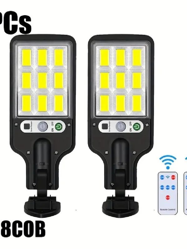 Waterproof Mini Solar Outdoor Light Street Light 108LED With Remote Control