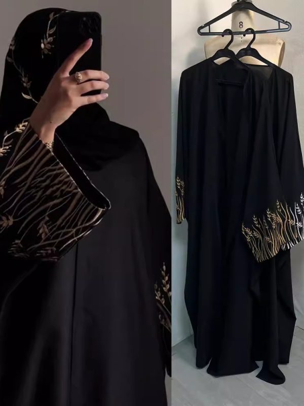 Arab Embroidery Embroidery Outerwear Abaya Robe