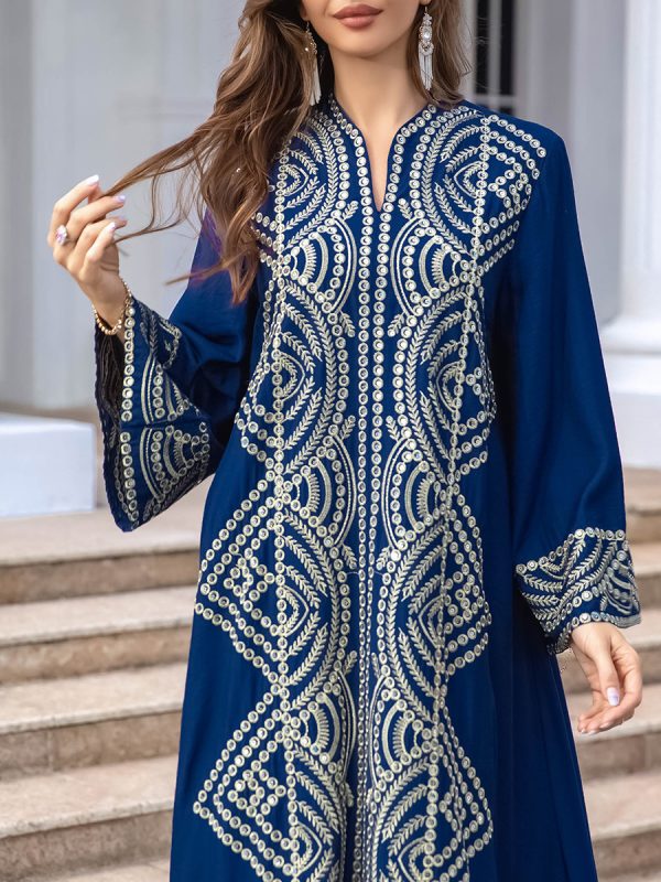 Muslim Women's Wear Robe Sequined Embroidery