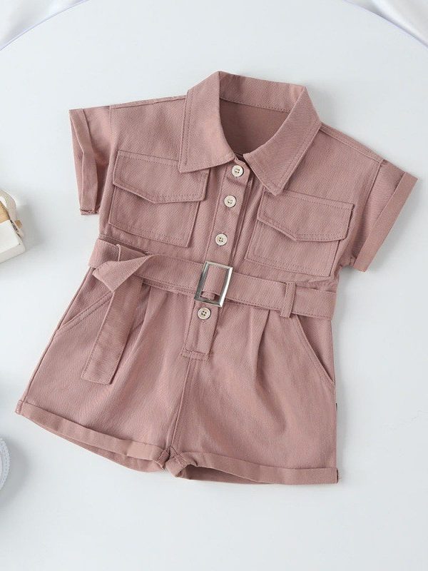 جمبسوت جينز صيفي كاجوال للبنات