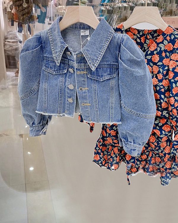 Korean New Girls' Fashion Sweet Denim Clothes