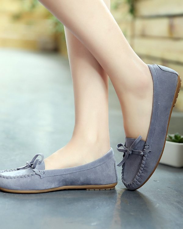 Flat Bottom Low-top Single Shoes Round Toe Peas Shoes Pregnant Women Shoes