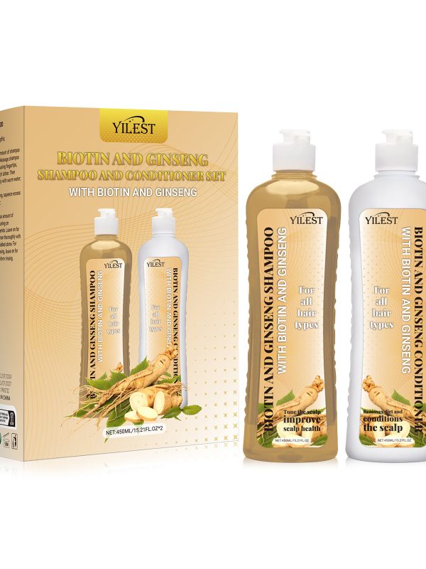 Scalp Gloss Hair Cleaning Ginseng Shampoo Care Suit